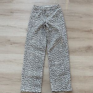Hidden Logan Cheetah Dad Stretch Jean + Buckle